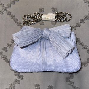 NWOT Loeffler Randall Rochelle clutch blue